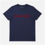 French Connection Womens Bonjour T-Shirt Midnight/Red