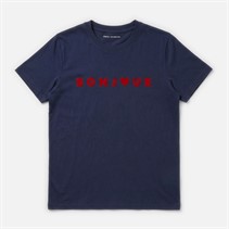 French Connection Womens Bonjour T-Shirt Midnight/Red