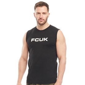 French Connection Heren Fcuk Vest Zwart french connection kopen in de aanbieding