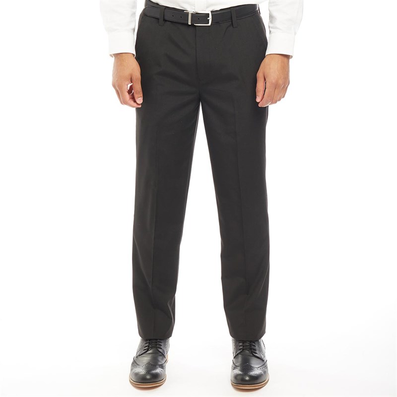 Buy French Connection Mens Regular Fit Formal Trousers Black