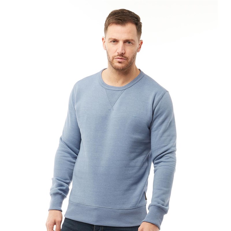 mens light blue crew neck sweater