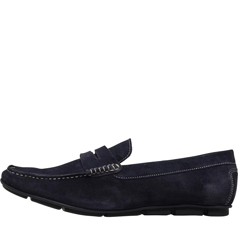 Buy French Connection Mens Suede Driver Shoes Marine