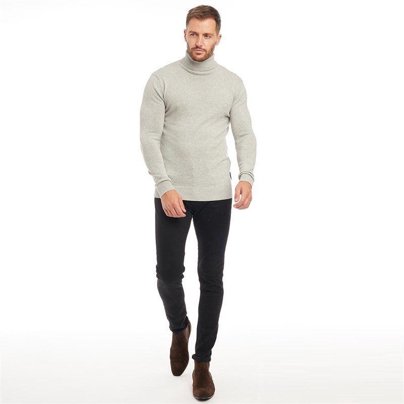 cotton roll neck mens