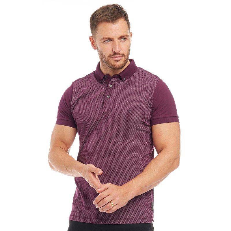 polo asics homme violet
