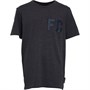 French Connection Boys FC Crew Neck T-Shirt Charcoal Melange/Marine