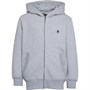 French Connection Boys Zip Hoodie Light Grey Melange/Marine