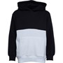 French Connection Boys Overhead Block Hoodie Marine/White