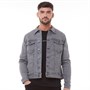 French Connection Herren Jeansjacke Verblasstes Grau