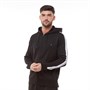 French Connection Męskie FC Tape Tricot Zip Bluza z Kapturem na Zamek Czarny