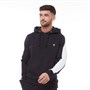 French Connection Mens FC Arm Panel Hoodie Marine/White