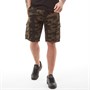 French Connection Mens Cargo Camo 2 Shorts Khaki Camo