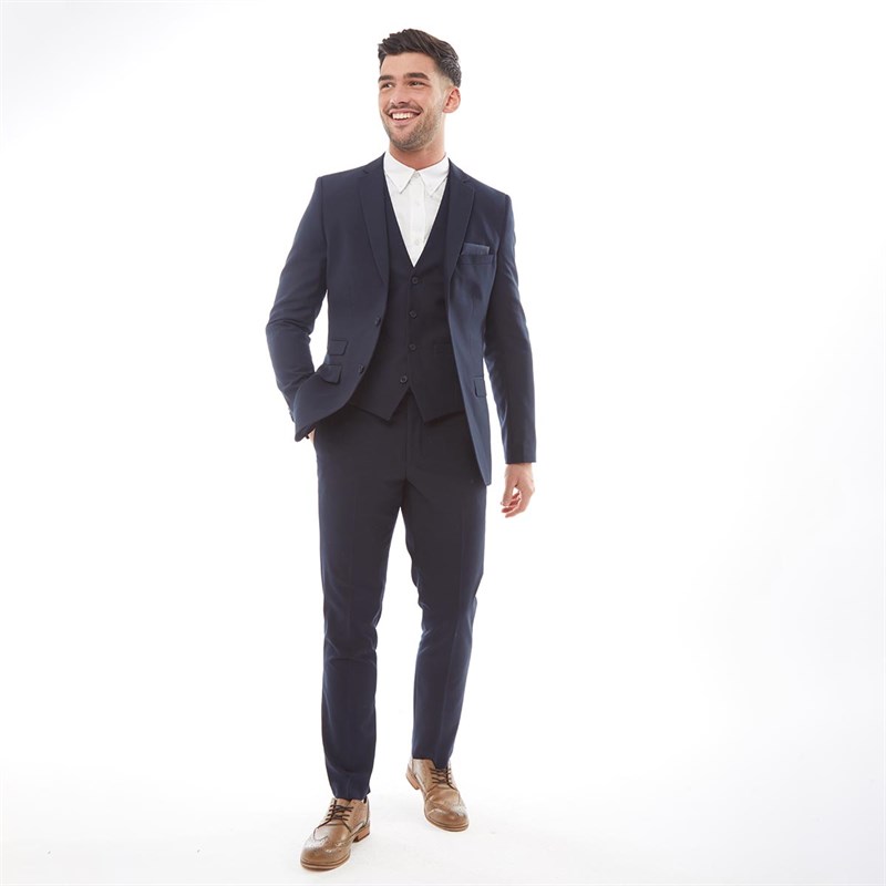 French Connection Pantalon Plain Ticket Homme Bleu Marine Foncé