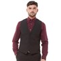 French Connection Mens Plain Ticket Pocket Waistcoat Black