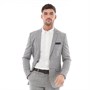 French Connection Blazer Prince Of Wales 2 Homme Gris Foncé à Carreaux