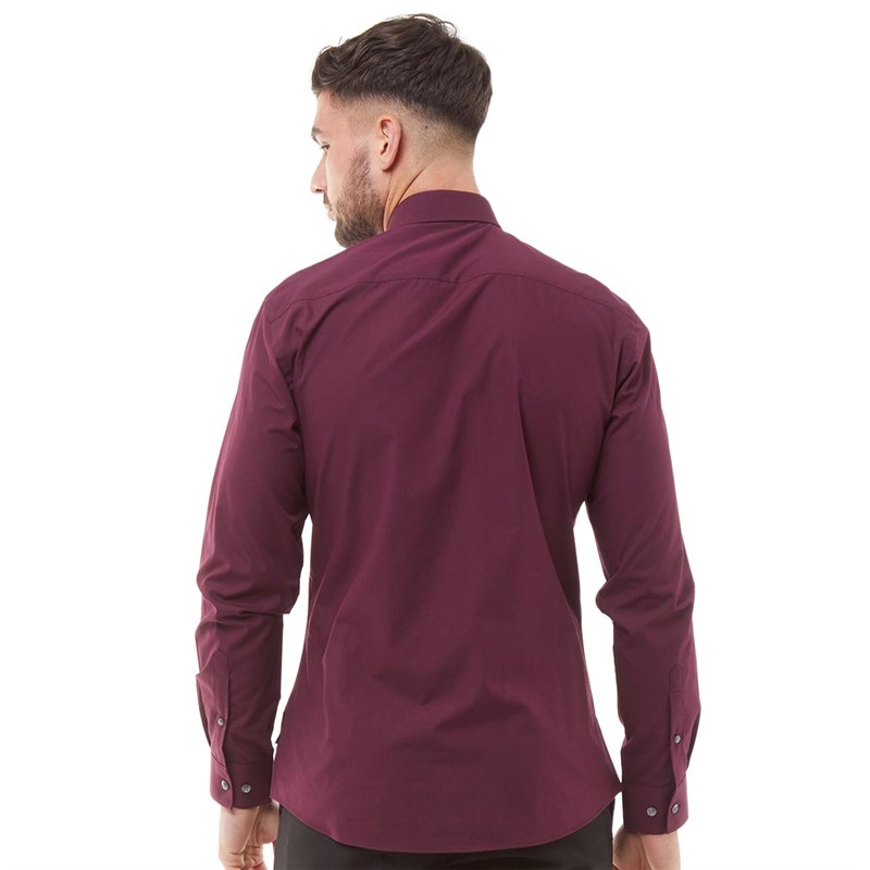 French Connection Mens Formal Plain Cut Long Sleeve Shirt Chateaux