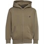French Connection Boys Zip Hoodie Khaki