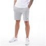 French Connection Short en Jersey Homme Gris Clair Chiné