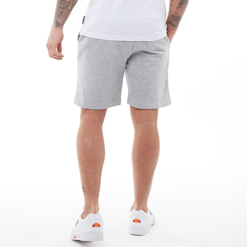 French Connection Short en Jersey Homme Gris Clair Chiné