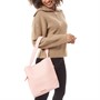 French Connection Sac Tote Slouchy Femme Vieux Rose