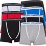 French Connection Mens Seven Pack FC Boxers Red/Black/White/Black/Prince/Grey