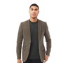 French Connection Heren Tweed Blazer Bruin
