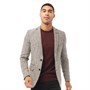 French Connection Mens Herringbone 2 Blazer Black