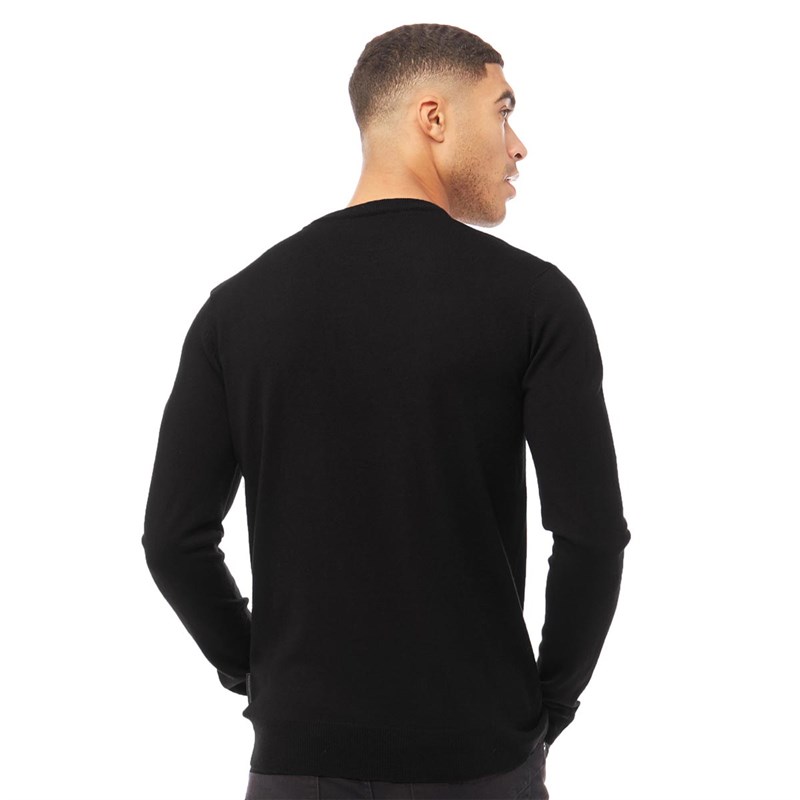 French Connection Mens Cash Crew Neck Jumper Black