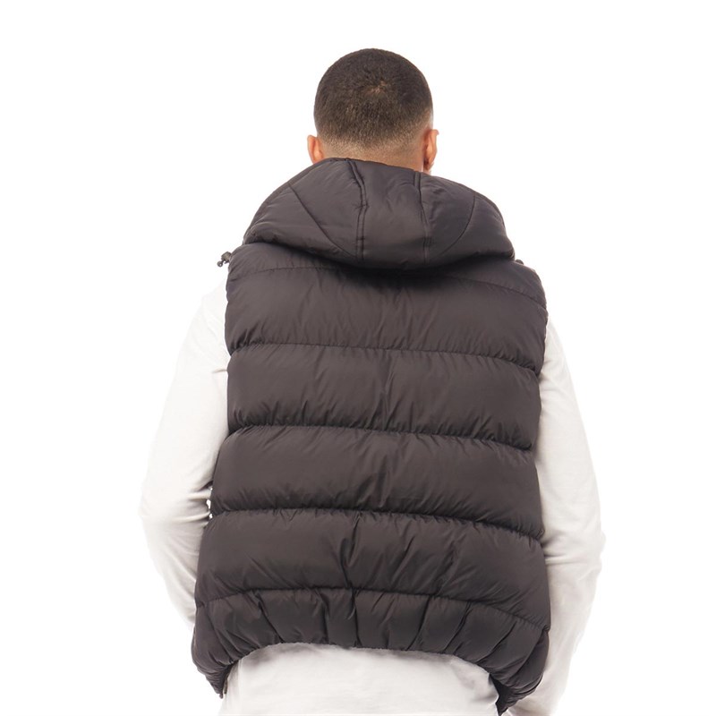 Buy French Connection Mens Hooded Gilet Black