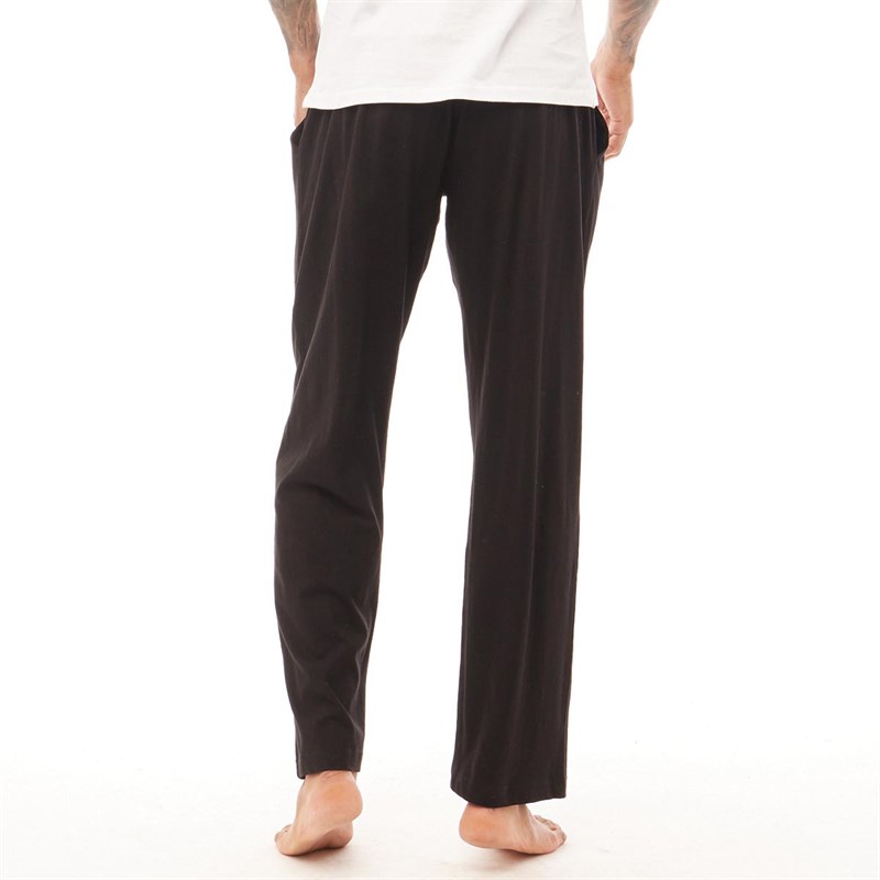 French Connection Mens FC Lounge Jersey Pants Black/Black