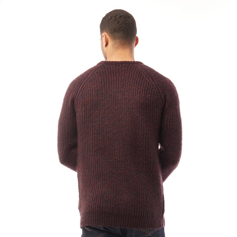 Buy French Connection Mens Space Twist Crew Neck Jumper Marine/Chateaux