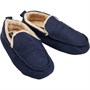 French Connection Childrens Moccasin Slippers Marine