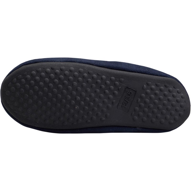 French Connection Childrens Moccasin Slippers Marine