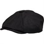 French Connection Mens Baker Boy Hat Black/Grey Herringbone