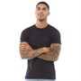 French Connection Tee-Shirt Homme Bleu Marine