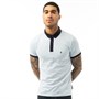 French Connection Mens Geo Polo White/Sky