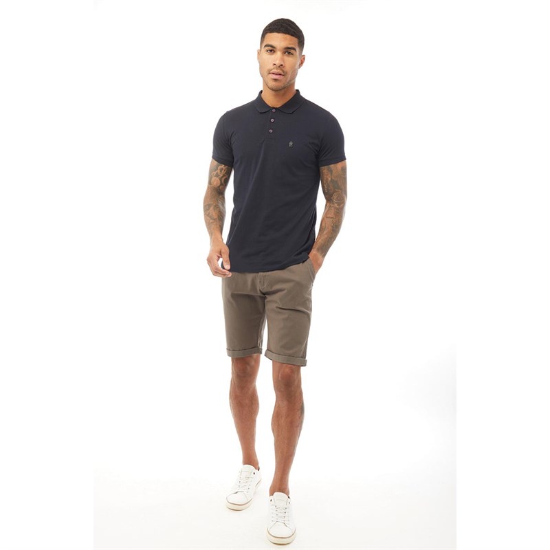 French Connection Polo Homme Bleu Foncé