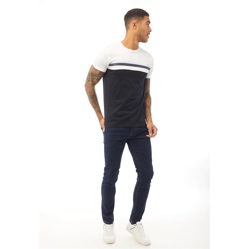 French Connection Tee-Shirt Homme Rayures