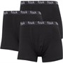 French Connection Mens FCUK Three Boxers FCUK1 Black