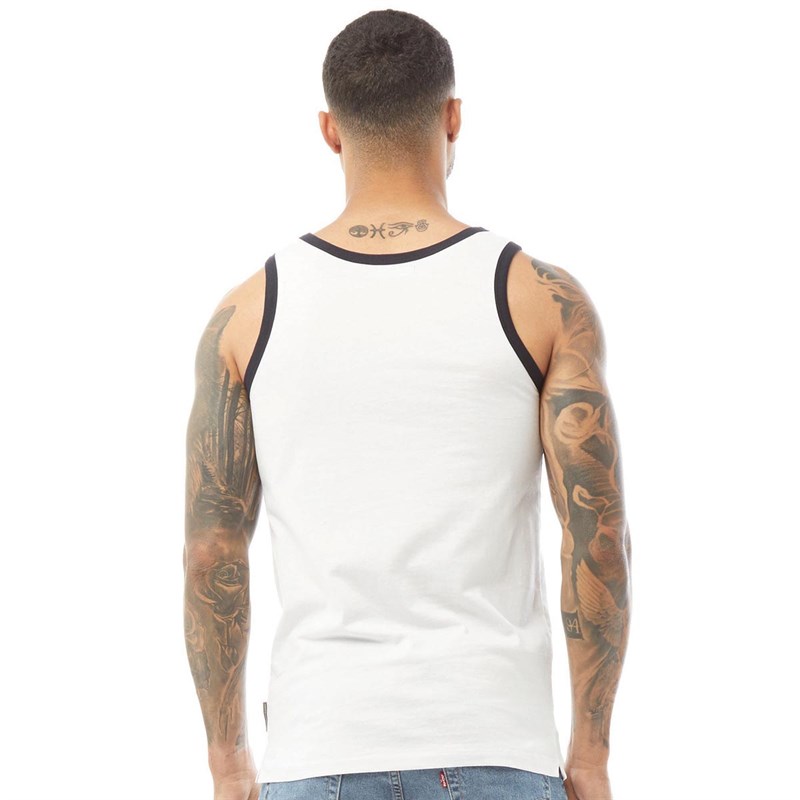 French Connection Herrer Ringer Vest Hvid