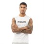 French Connection Heren FCUK Vest Wit