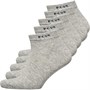 French Connection Heren FCUK Sokken 5-Pack Licht Grijze Melange/Zwart