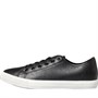 French Connection Mens PU Plimsolls Black