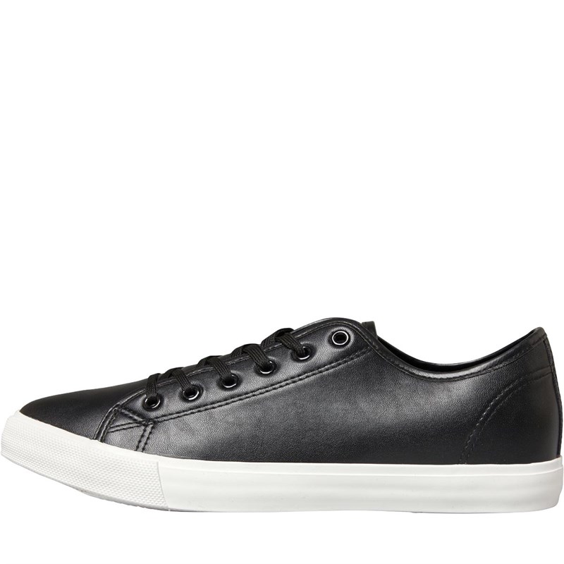 Buy French Connection Mens PU Plimsolls Black