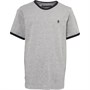 French Connection Boys Crew B T-Shirt Light Grey Marl