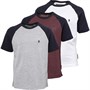 French Connection Tee-Shirt Ringer X3 Pack Junior Multicolore