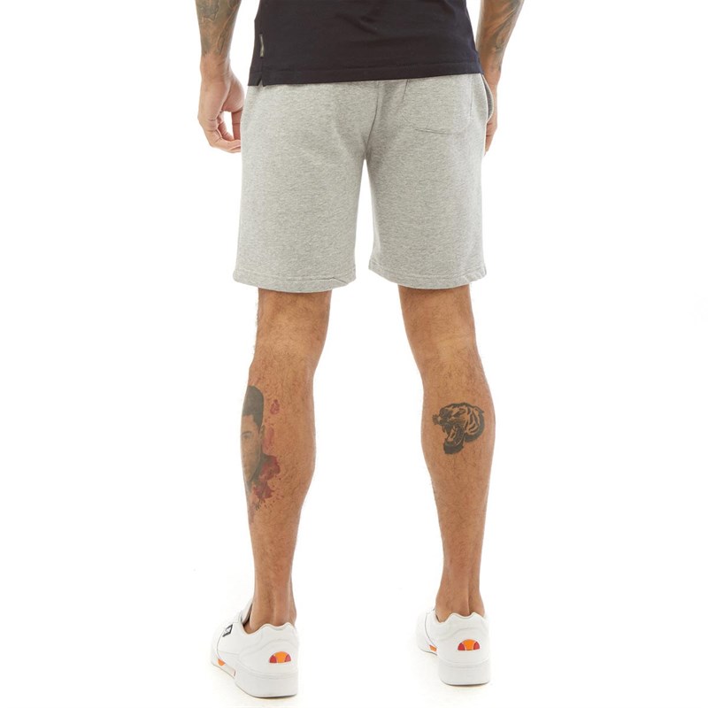 French Connection Mens Jersey Shorts Light Grey Melange