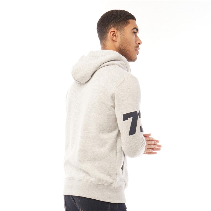 French Connection Mens Overhead Hoodie Light Grey/Melange