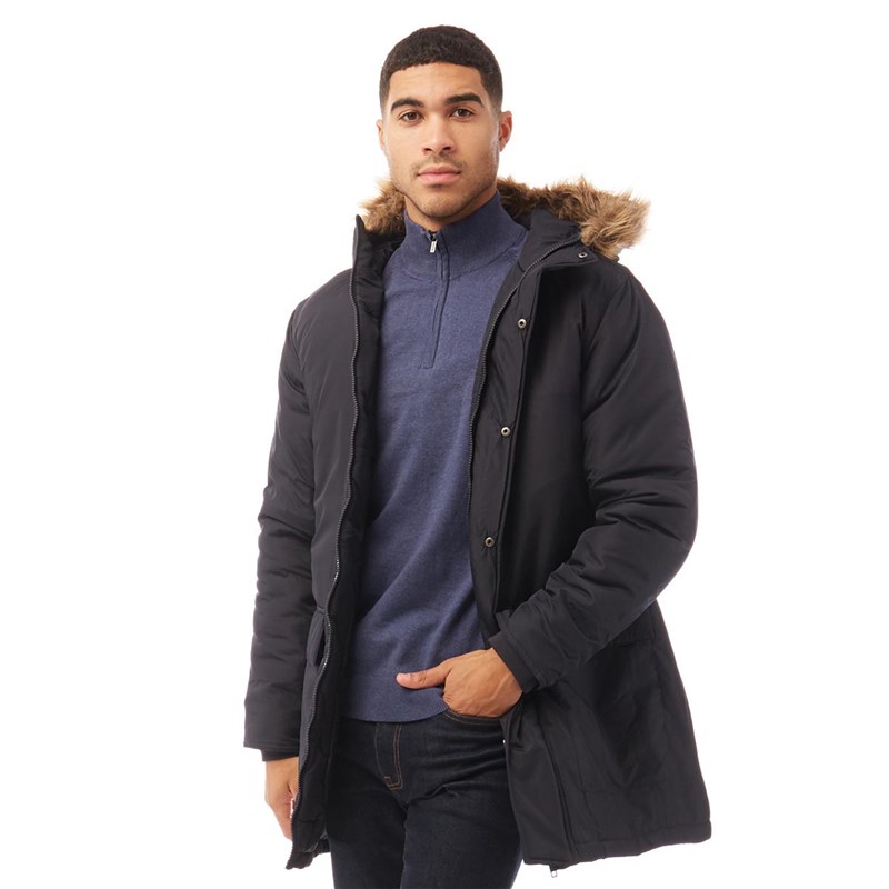 Buy French Connection Mens Parka 3 Jacket Marine