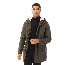 French connection mens denim borg lined jacket black online