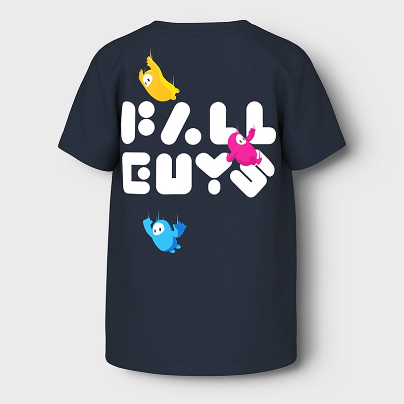 PlayStation Junge Fall Guys Abner T Shirt Navy Blazer